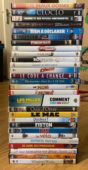 Lot de 28 DVD thème comédie