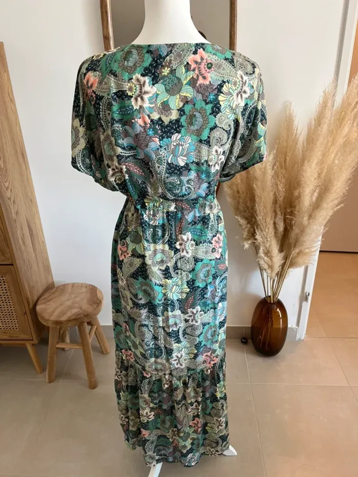 Robe longue fleurie Ema Blues - photo numéro 5