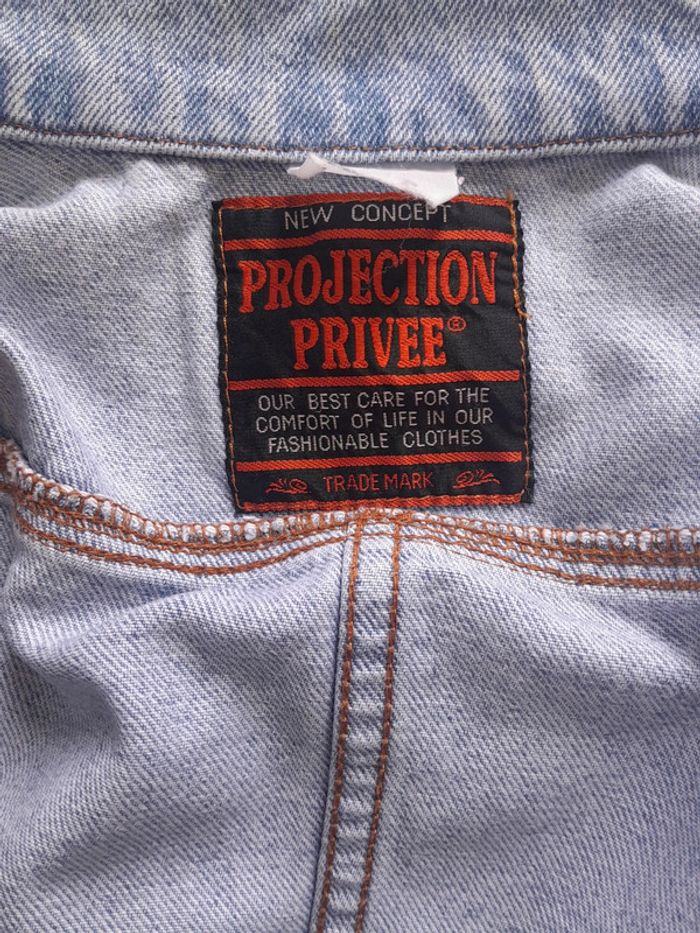 Veste en jean cintrée vintage Projection privée - photo numéro 3