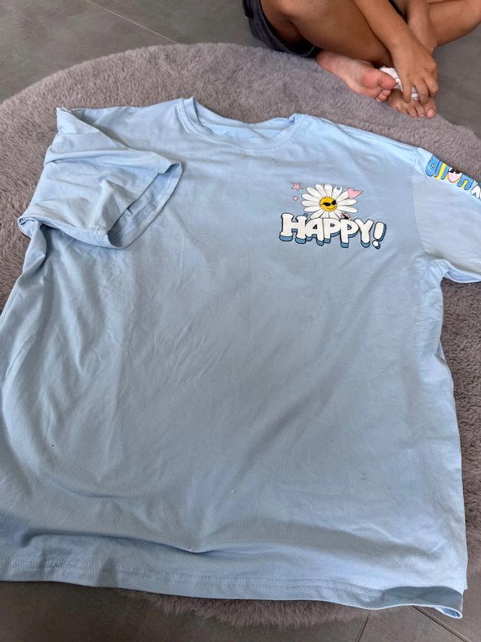 Tshirr oversize bleu