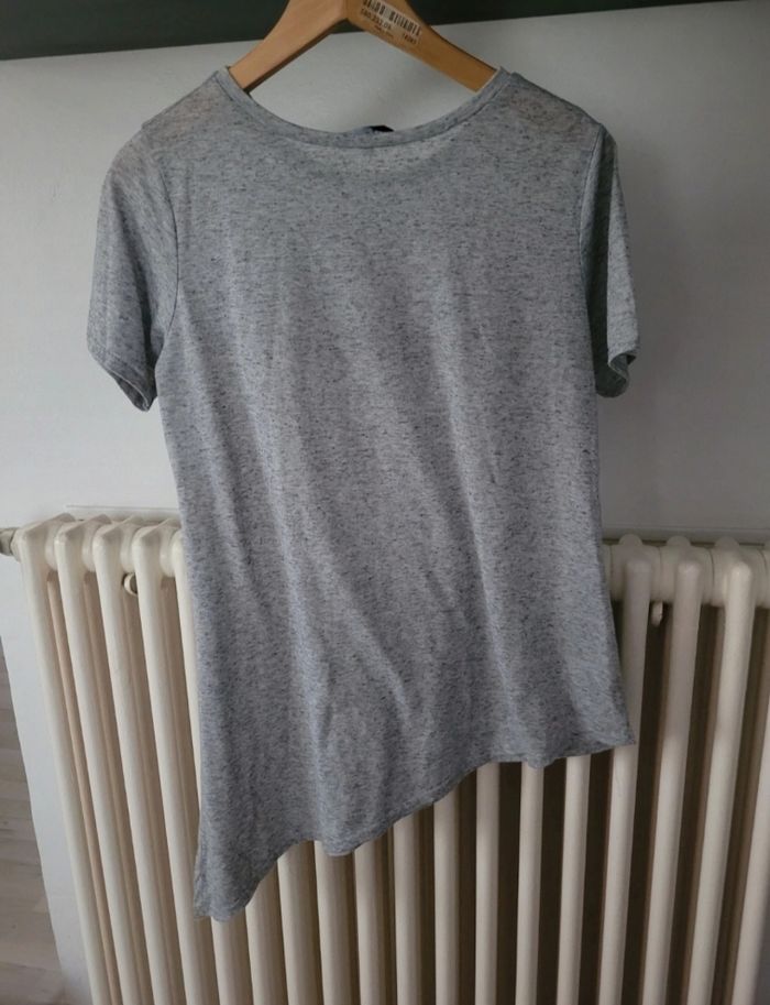 Tee-shirt asymétrique newlook sarcasme - photo numéro 4