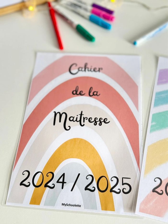 Cahier et agenda du maître maîtresse - photo numéro 19