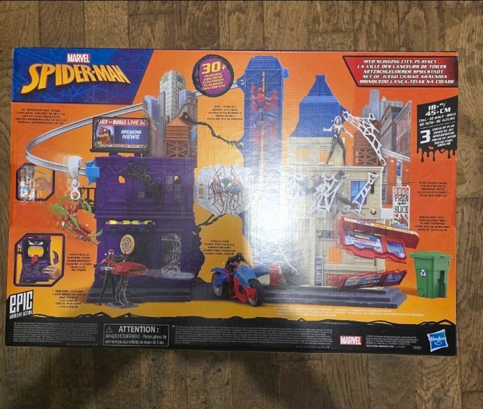 🕷️ Marvel Hasbro Spider-Man Venom Versus
Coffret La Ville des Lanceurs de Toiles - photo numéro 2