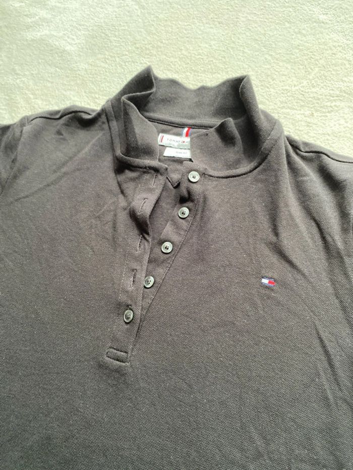 Polo noir hilfiger - photo numéro 2