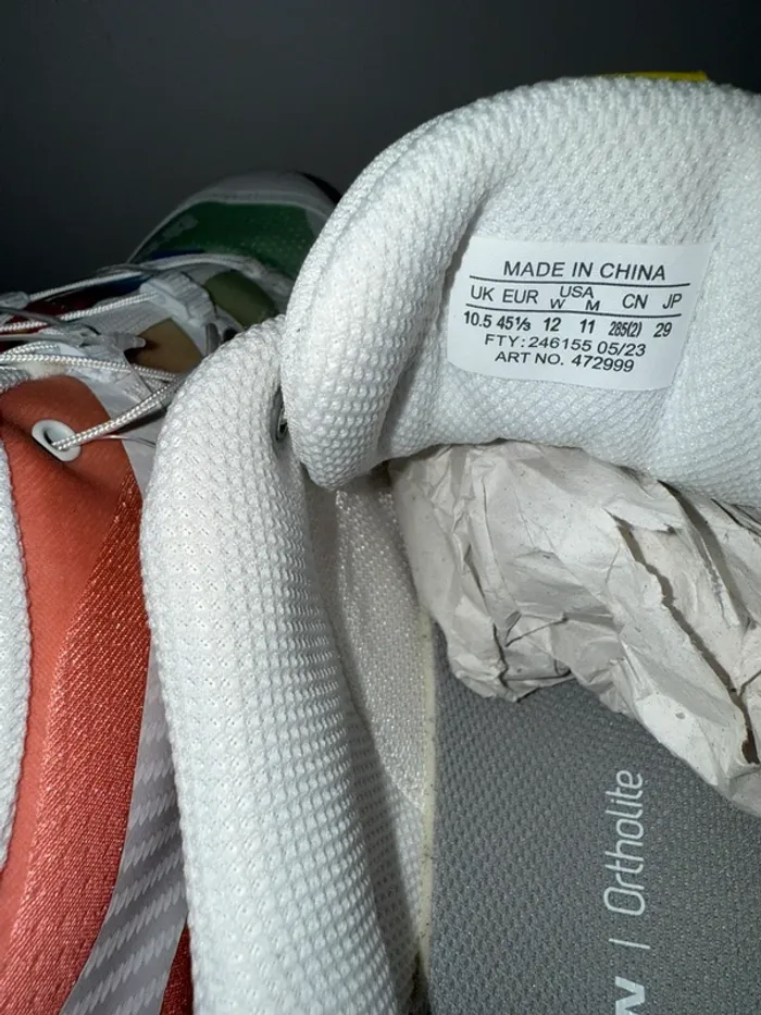 Salomon XT-4 OG Blanche / Verte / Corail - photo numéro 9