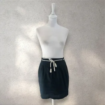 Jupe en coton cordelette à nouer taille 34