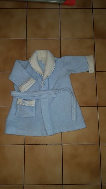Robe de chambre bleu ciel