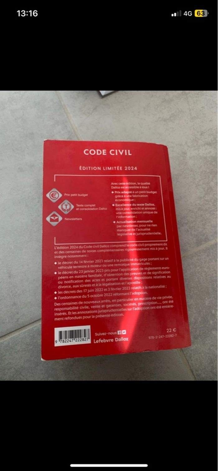 Code civil - photo numéro 3