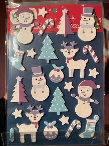 Stickers mousse Noël