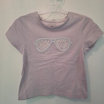 T-shirt lunettes, lila, 5 ans