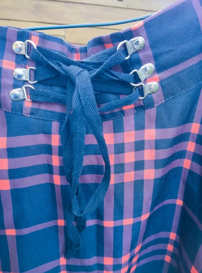 Jupe écossaise cercle courte taille M - photo numéro 3