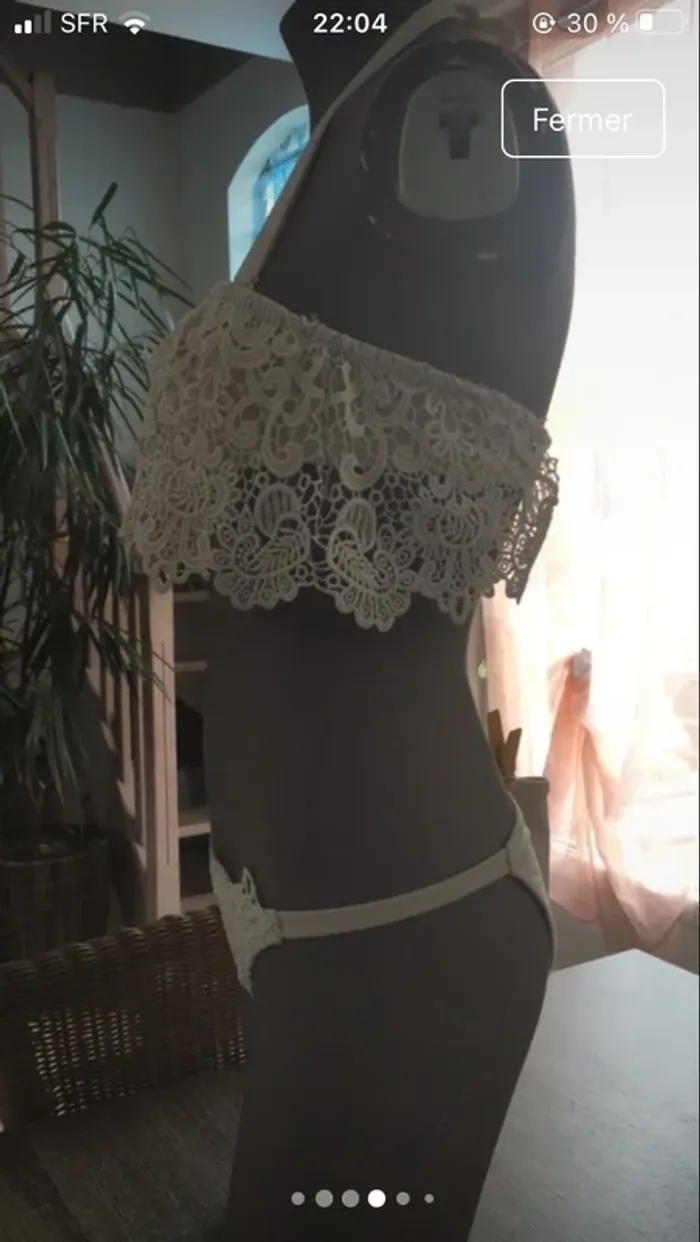 Superbe maillot de bain broderie en 38/40 neuf - photo numéro 4