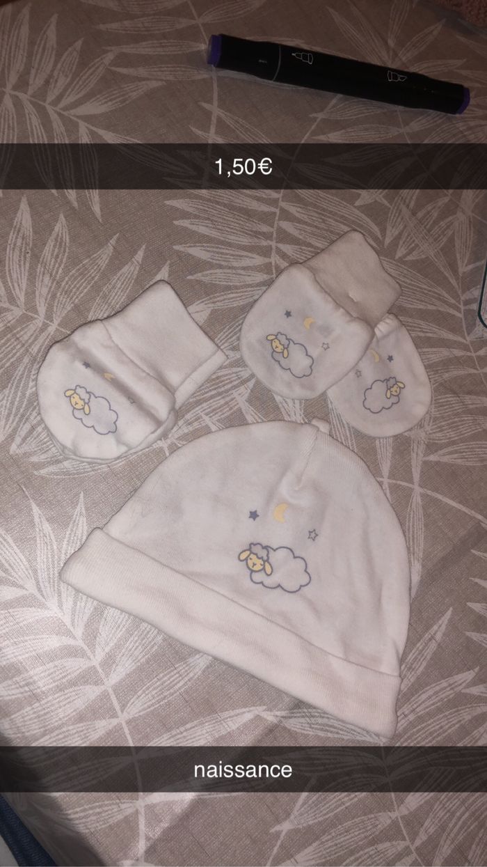bonnet gand et chausson
