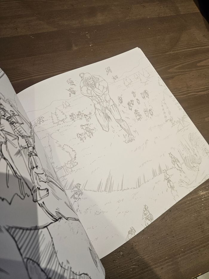 Coloriage manga l'attaque des titans - photo numéro 3