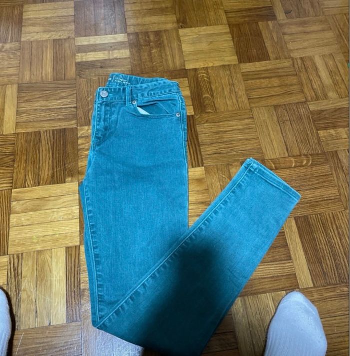 Jean vert enfant fille - photo numéro 4