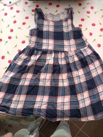 Robe écolière à carreaux