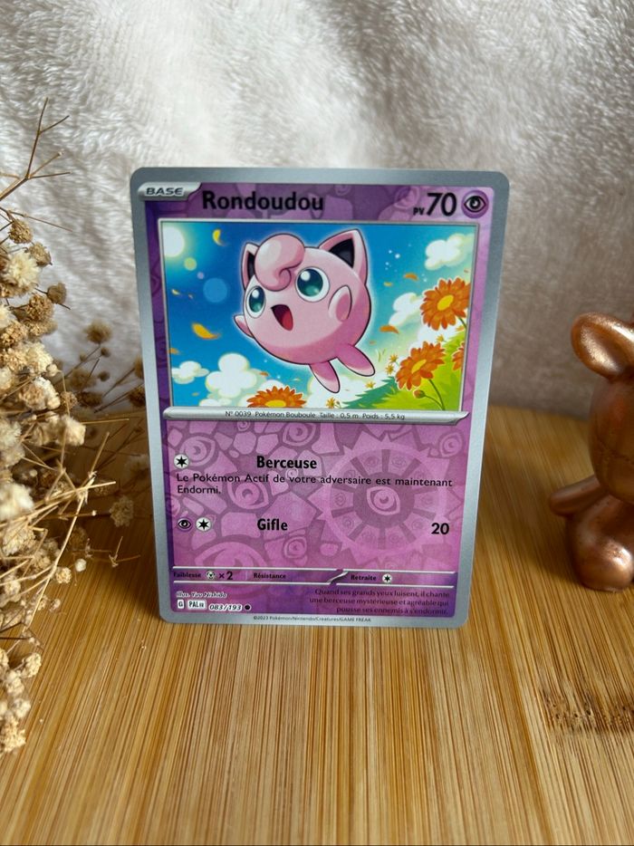 🎶 Carte Pokémon Rondoudou 083/193 – Évolutions à Paldea (2023) - photo numéro 2
