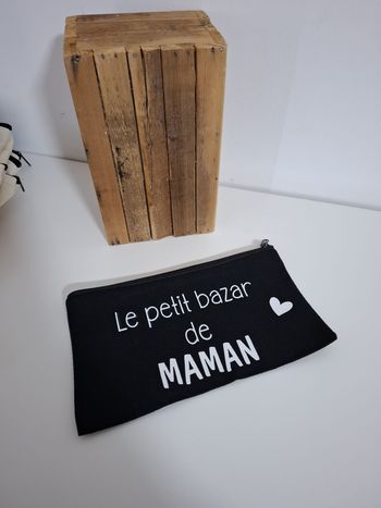 Pochette personnalisée -fête des mères - le petit bazar de maman 