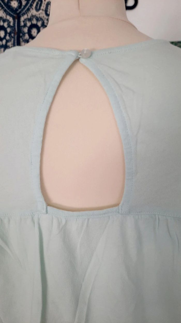 Tee-shirt femme Camaïeu vert d'eau 38 #lora11femme38 - photo numéro 7