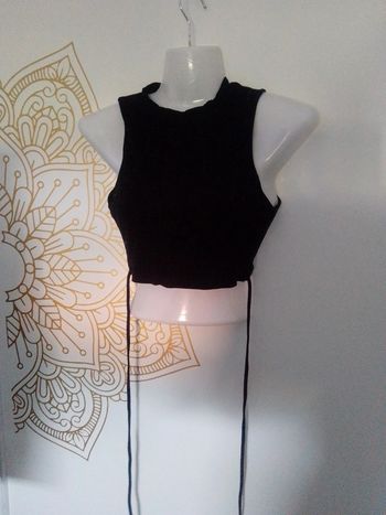 Top doux extensible noir xs 34