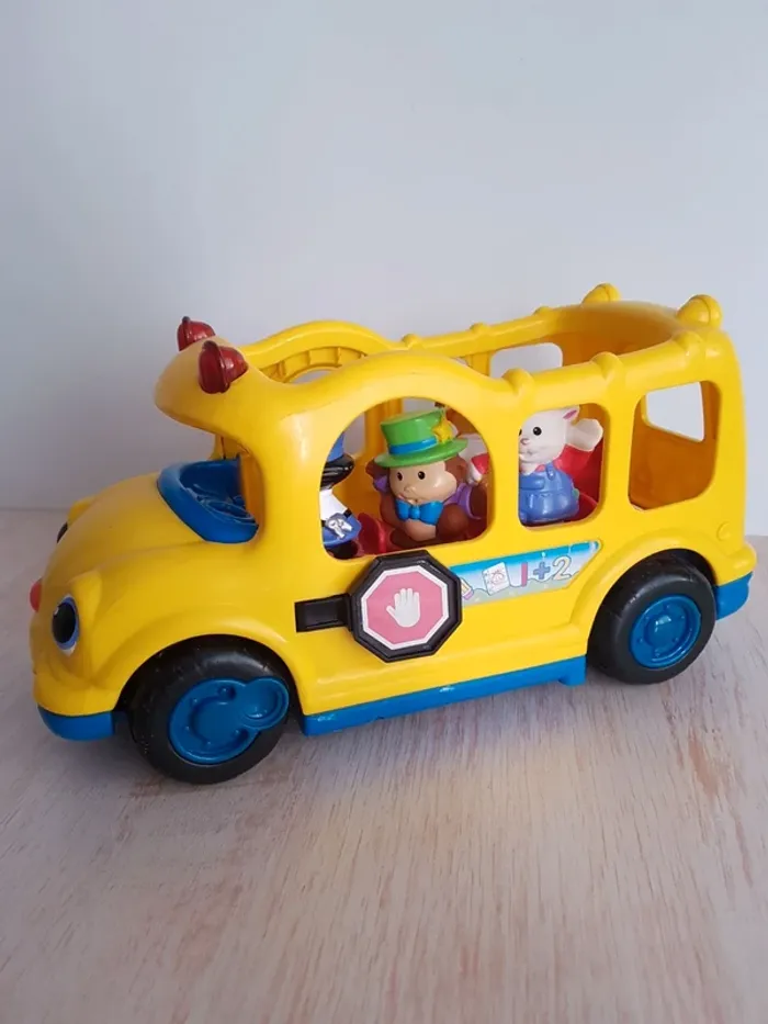 Bus scolaire musical jaune Little people de Fisher Price - photo numéro 8