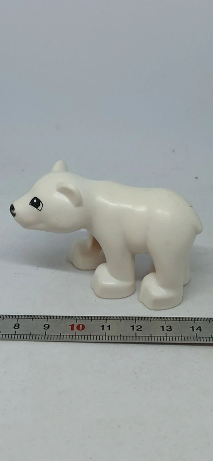 Bébé ours polaire blanc lego duplo - photo numéro 2