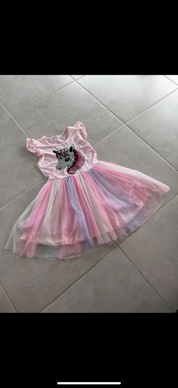 Robe Licorne avec tulles 8 ans