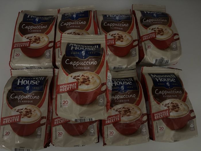 9 Paquets Cappuccino Maxwell House