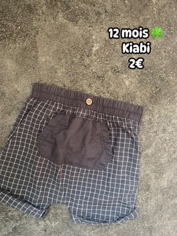 Short 🍀 12 mois 🍀 Kiabi