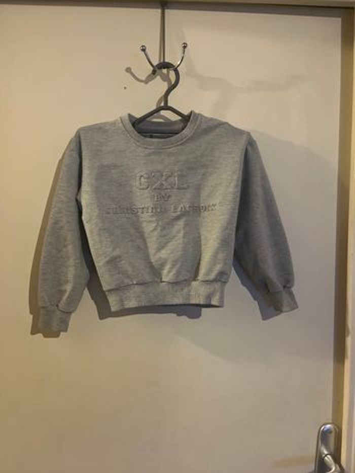Pull gris - photo numéro 3
