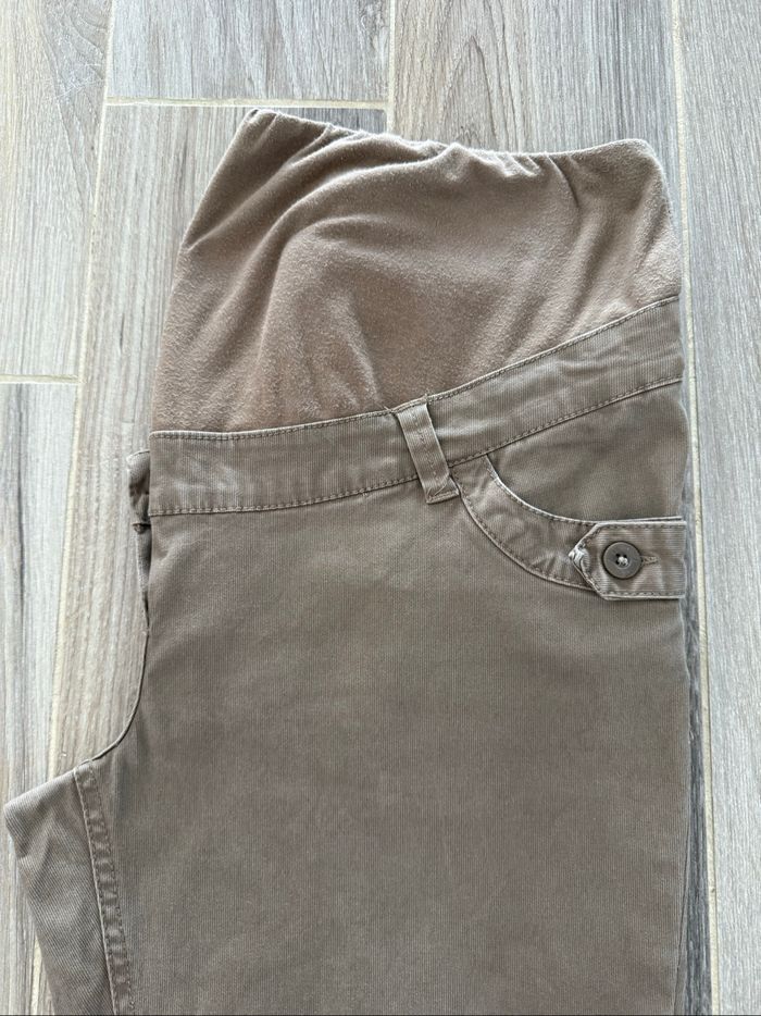 Jeans kaki de grossesse femme enceinte colline by verbaudet 38/M - photo numéro 5