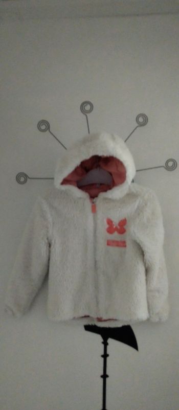 Blouson à capuche blanc Orchestra taille 8 ans