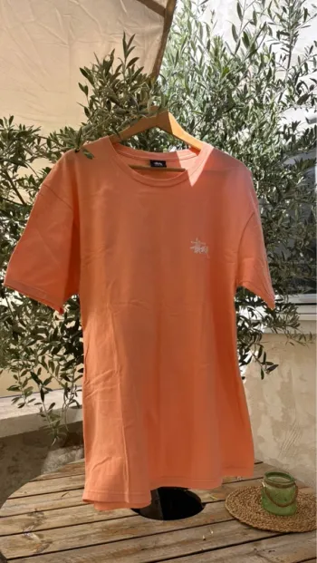 T-shirt Stussy rose saumon homme taille L