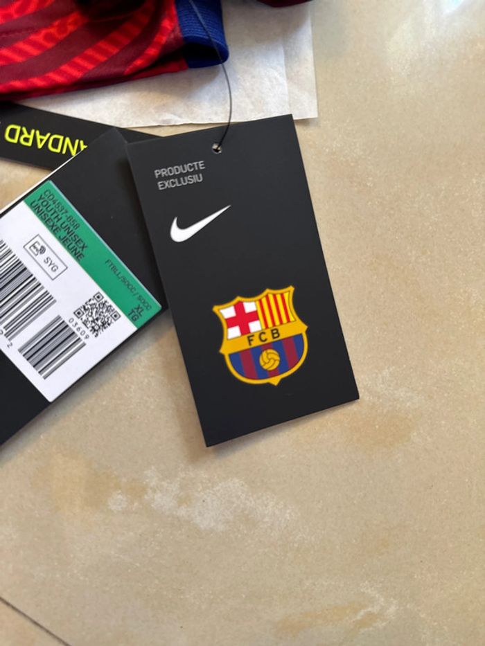 Maillot de foot Nike équipe FC Barcelone taille 13/15 ans authentique neuf - photo numéro 9