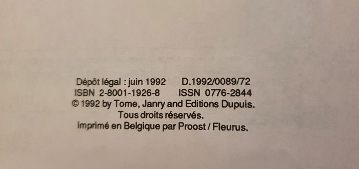 Le petit Spirou tome 3 Mais! Qu'est-ce que tu fabriques? Édition 1992 - photo numéro 3