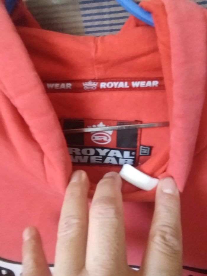 Sweat capuche royal wear - photo numéro 2