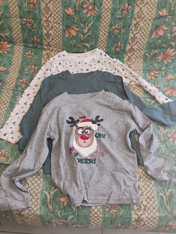 Lot de 3 t shirts ml neufs garçon 4 ans