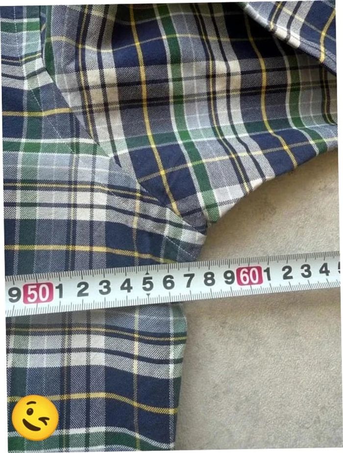 Chemise Ralph Lauren manche longue Taille L bleu Homme Men CHE53 - photo numéro 6