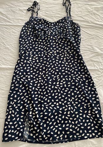 Robe courte SHEIN – Taille 38 – Motif pois abstraits 🌿