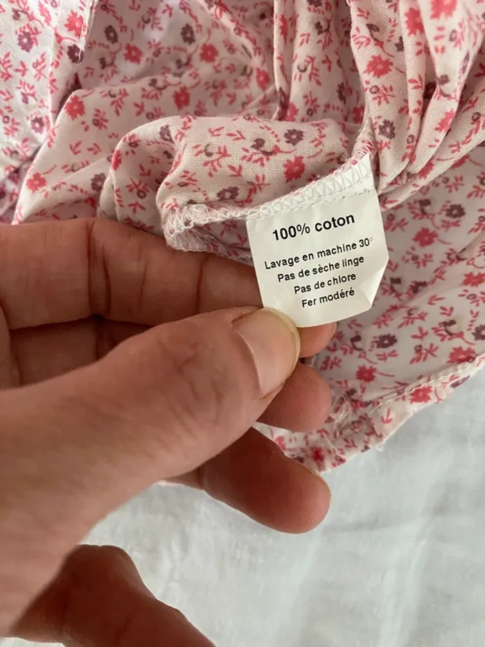 Blouse fleurie 12 mois Il était une luciole - photo numéro 4