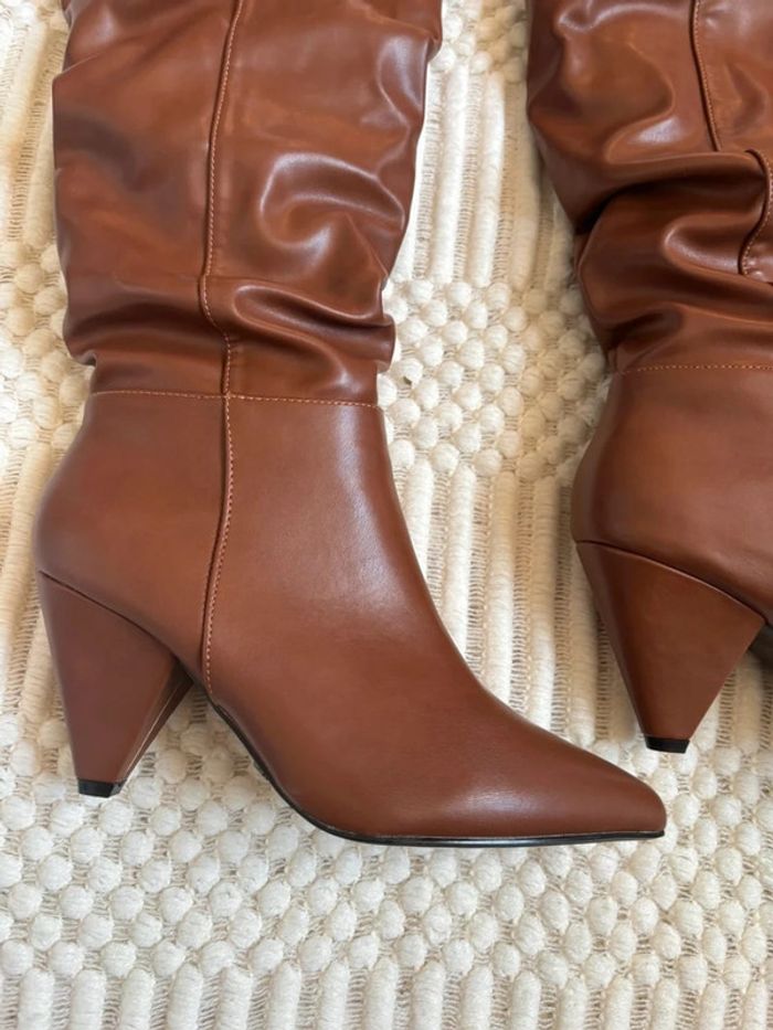 Cuissardes femme marron Taille 38 - photo numéro 2