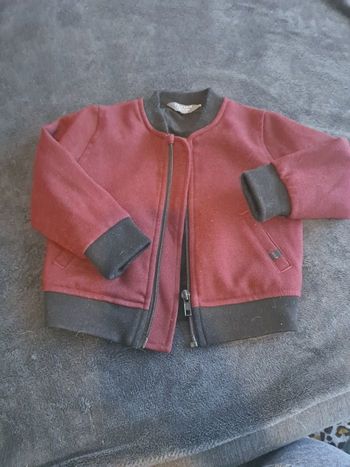 Bombers noir et bordeaux