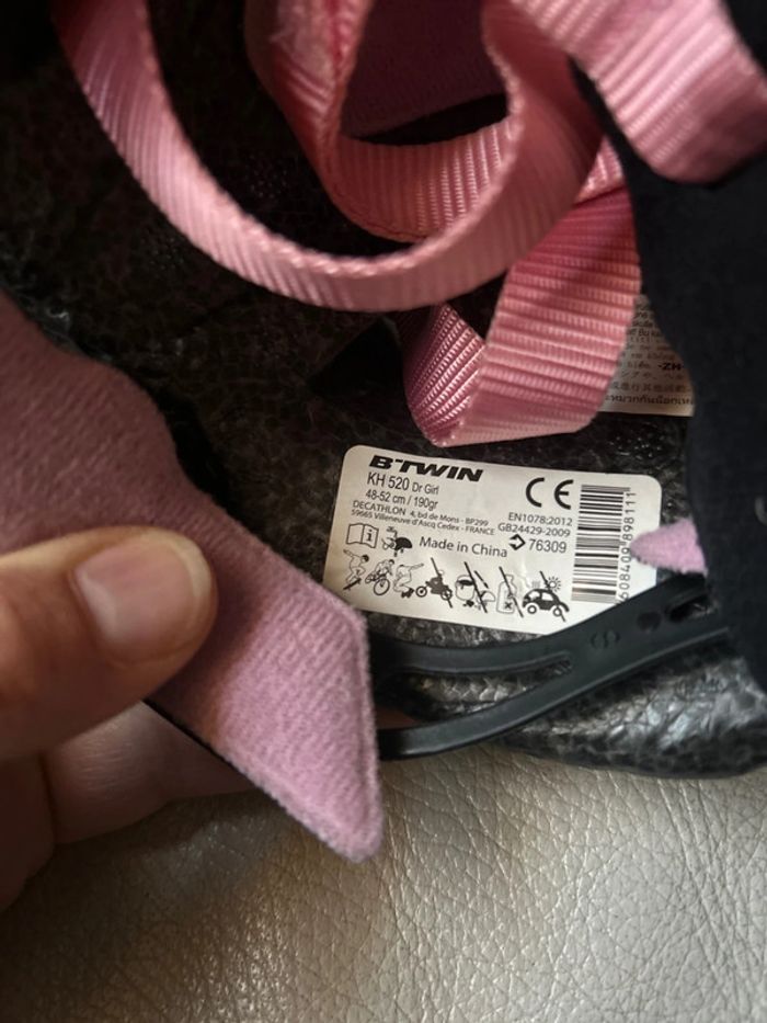 Casque vélo enfant Décathlon rose - photo numéro 6