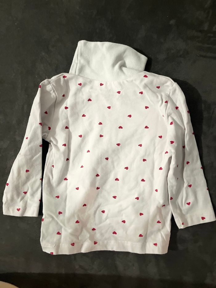 Lot de 4 t-shirt manche longue bébé (fille) - photo numéro 3