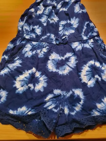 Combi-short fille George 3 ans à dentelle