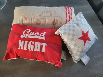 Lot 3 coussins 