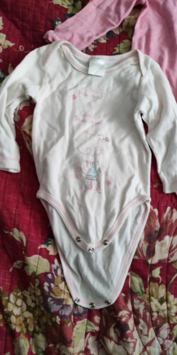 Lot 3 bodies 6 mois - photo numéro 2