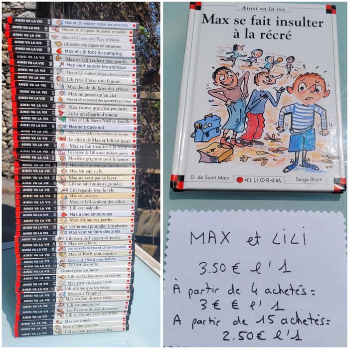 Les aventures de Max et Lili, Ainsi va la vie, Tome 67 : Max se fait insulter à la récré