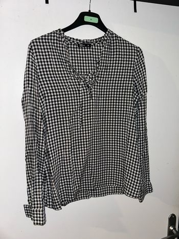 Blouse à carreaux