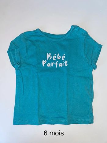Tee shirt 6 mois